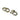 Brinco Argola com Duas Carreiras de Pedras de Zircônia e Filete de Ouro em Ouro / 18k Gold Hoop Earring with Two Rows of Zircon Stones and a Gold Fillet - Ricca Jewelry