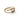 Anel em Ouro Amarelo 18k Coroa Bolinha com 6 Zircônias - Ricca Jewelry