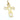 Pingente em Ouro 18k Cruz Dupla Face Vazada / Pendant in 18k Gold Double Sided Hollow Cross - Ricca Jewelry