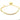 Pulseira Ouro 18k Modelo Misto com Pingente Coracao / 18k Gold Mixed Model Bracelet with Heart Pendant - Ricca Jewelry