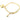 Pulseira Ouro 18k Modelo Misto com Pingente Coracao / 18k Gold Mixed Model Bracelet with Heart Pendant - Ricca Jewelry