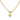 Gargantilha Elo Portugues e Pingente Coracao Polido - Ricca Jewelry