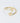 Anel em Ouro 18k Modelo Letra e Coraçao / 18k Gold Letter and Heart Model Ring - Ricca Jewelry