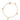 Pulseira Infantil em Ouro 18k com Pérola / Baby Bracelet in 18k Gold with Pearl - Ricca Jewelry