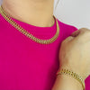 Gargantilha de Ouro 18k Modelo Corrente Elo Lacraia / 18k Gold Lacraia Link Chain Choker - Ricca Jewelry