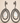 Sterling Silver Mother-of-Pearl Pear Marcasite Double Oval Drop Earrings
