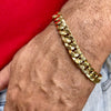Pulseira de Ouro 18k Modelo Corrente Elo Groumet / 18k Gold Groumet Link Bracelet - Ricca Jewelry