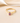 Solitaire Half Guard Ring with Zirconia 4.5mm in 18K Gold