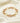 Bicolor with Links Oval Bracelet in 18K Gold