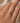 Sterling Silver Rhodium Plated Round Moissanite Solitaire Pavé Ring