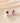 Natural Pink Tourmaline Oval Stud Earrings in 18K White Gold