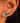 Earrings with Cubic Zirconia Round Posts & Screw-Back in 18K Gold