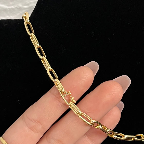 Corrente de Ouro 18k Modelo Cartier 5mm - Ricca Jewelry