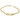 Pulseira Infantil em Ouro 18k Elo Português com Plaquinha / Children's Bracelet in 18k Gold Portuguese Link with Plaque - Ricca Jewelry