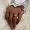 Anel de Ouro 18k Modelo Solitario com Diamante / 18k Gold Solitaire Ring with 0.16Ct Diamond - Ricca Jewelry