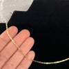 Corrente de Ouro 18k Modelo Piastrine 2mm - Ricca Jewelry