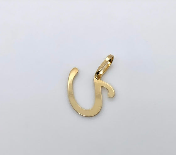 Pingente em Ouro 18k Modelo Letras / 18k Gold Pendant Letters Model