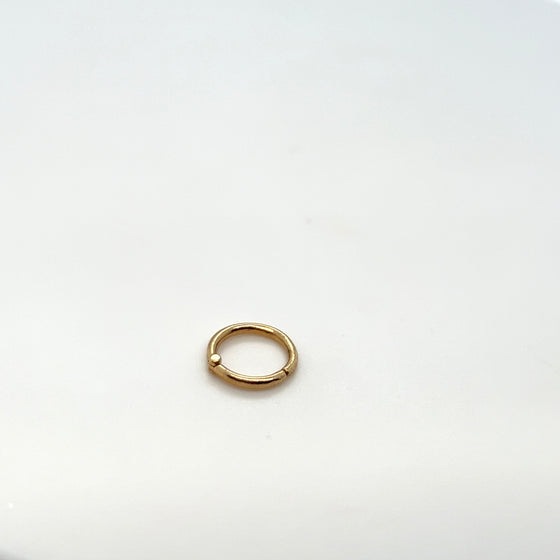 Piercing de Ouro 18k Modelo Argola Click 10mm - Ricca Jewelry