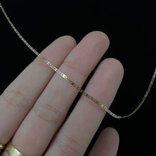  Corrente de Ouro 18k Modelo Piastrine com 1.3mm de Largura - Ricca Jewelry