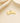 Dog Bone Pendant in 18K Gold