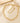 Triangular Wire Oval Link Necklace in 18K Gold