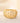 Hoop Ring with Flower and Cubic Zirconia in 18K Gold