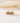 Hoop with Zirconia in 18K Gold
