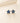 Flower with Zirconia Sapphire Earrings in 18K Gold