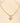 Portuguese Link Necklace with Polished Heart in 18K Gold
