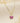 Heart Double Face with Cubic Zirconia Pendant in 18K Gold