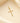 Slim Cross Pendant in 18K Gold