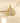 Two-Tone Gold Horseshoe Pendant in 18K Gold