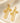 Hollow Three-Dimensional Cross Pendant in 18K Gold