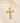 Cross Set with Cubic Zirconia Pendant in 18K Gold