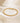 Pulsera Gourmette hueca de oro de 18 quilates