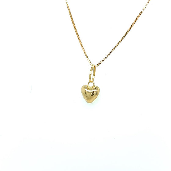 Pingente de Coração em Ouro 18k / 18K Gold Heart Pendant - Ricca Jewelry