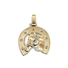  Pingente Ferradura de Cavalo em Ouro 18k / 18k Gold Horseshoe Pendant - Ricca Jewelry