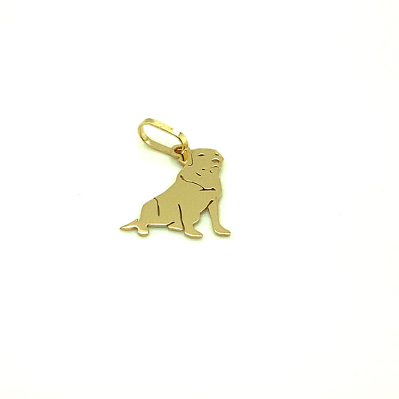 Pingente em Ouro 18k Modelo Pet Cachorro Labrador / 18k Gold Pendant Labrador Dog Pet Model - Ricca Jewelry
