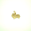 Pingente em Ouro 18k Modelo Pet Cachorro Spitz Alemão / Pendant in 18k Gold Pet Model German Spitz Dog - Ricca Jewelry