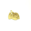 Pingente em Ouro 18k Modelo Pet Cachorro Maltês / 18k Gold Pendant Maltese Dog Pet Model - Ricca Jewelry