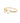 Anel em Ouro Amarelo 18k com 2 Corações e 5 zircônias em Cada Lado - Ricca Jewelry