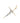 Pingente Cruz Palito com Cristo em Ouro Branco - Ricca Jewelry