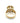 Anel em Ouro Amarelo 18k Chuveirinho Redondo Grande Rodinado - Ricca Jewelry