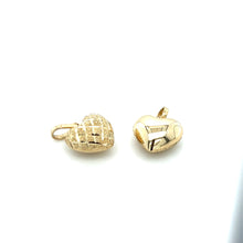  Pingente em Ouro 18k Coração Dupla Face / 18K Gold Pendant Double Face Heart - Ricca Jewelry