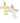 Pingente em Ouro 18k Cruz Dupla Face Vazada / Pendant in 18k Gold Double Sided Hollow Cross - Ricca Jewelry