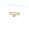 Anel em Ouro 18k com 1 Diamante 0.75Ct e 12 diamantes 1.3mm cada - Ricca Jewelry