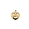 Pingente em Ouro 18k Coração Polido / 18k Gold Polished Heart Pendant - Ricca Jewelry