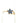 18k Yellow Gold Flower with CZ Dark Blue - Ricca Jewelry