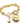 Pulseira Ouro com Pingente Coração e Extensor - Ricca Jewelry