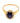 Anel formatura Oval com Zircônia - Ricca Jewelry